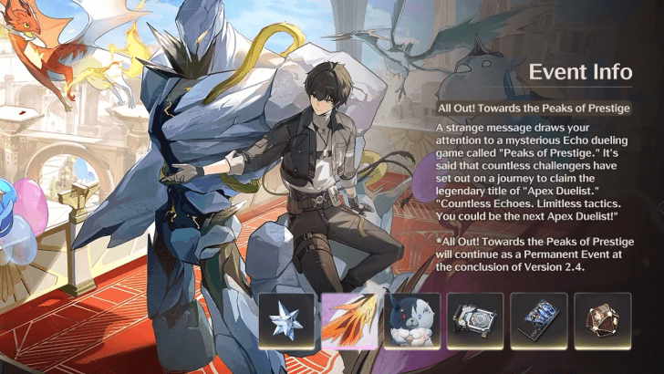 All Out Towards the Peaks of Prestige