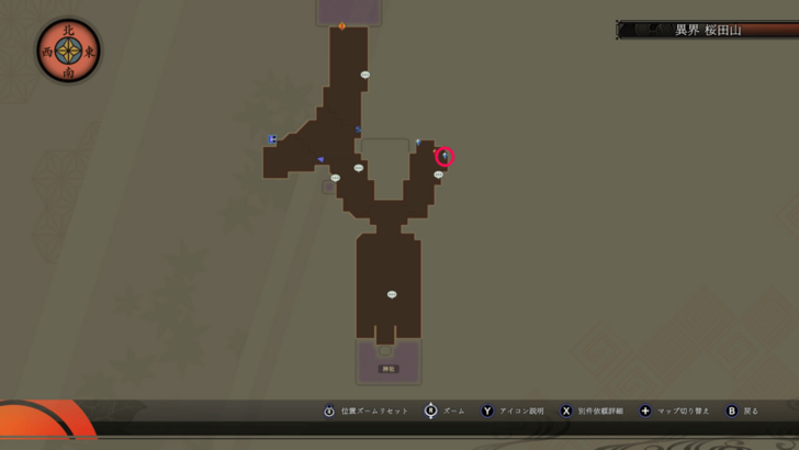 Dark Sakuradayama  Map