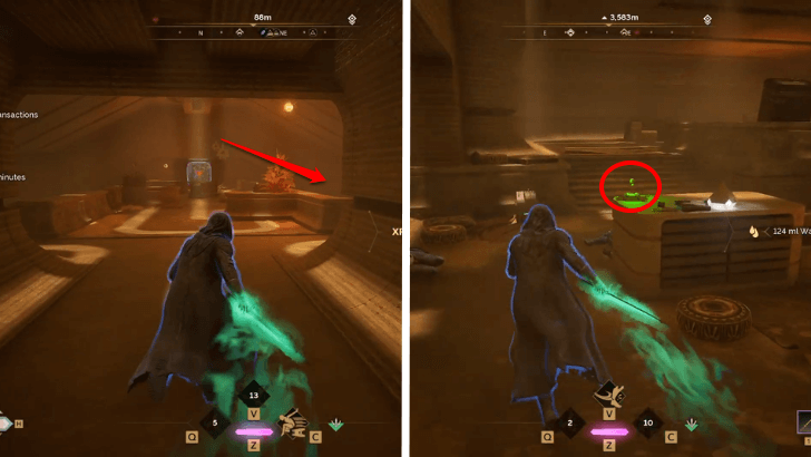 Green ID Band Location