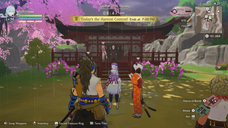 Harvest Contest at the Spring God Shrine