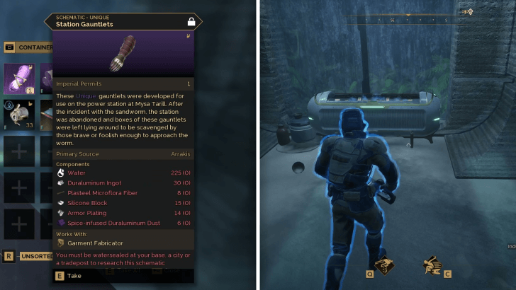 Station Gauntlets Location