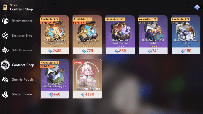 HSR March 7th Skin - Buy from Contract Shop