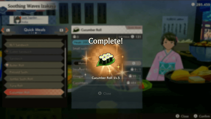 Submit High Level Meal