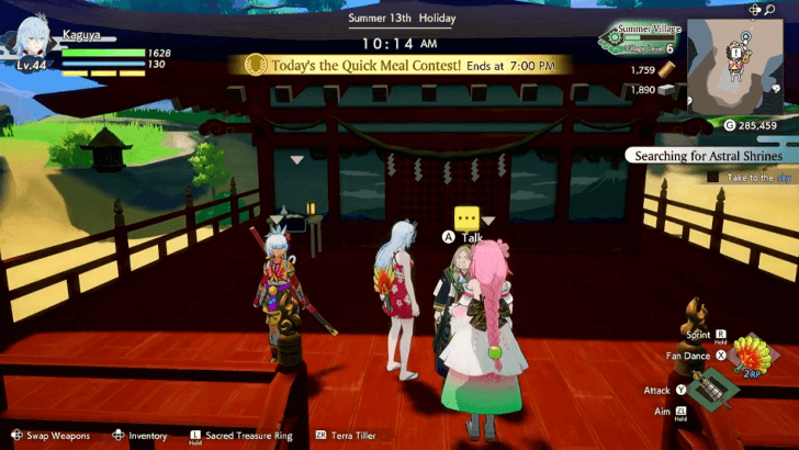 Talk to Hisui to Submit Quick Meal