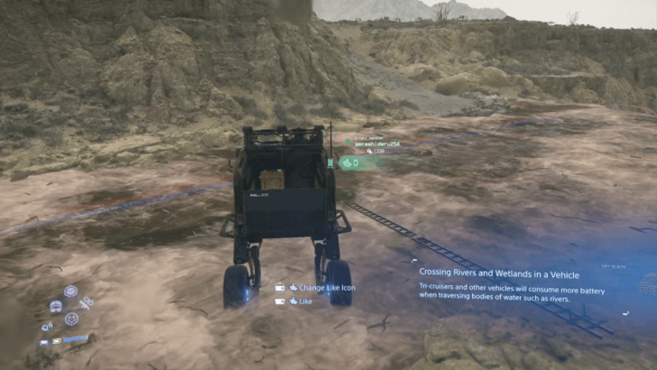 Death Stranding 2 Drive Across Flood