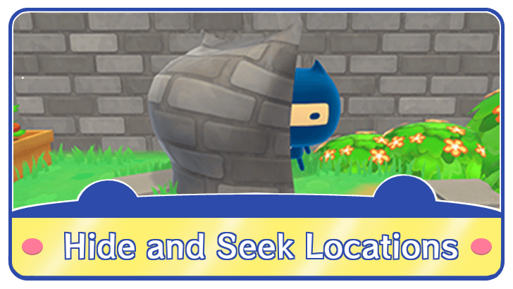 Tamagotchi Plaza All Hide and Seek Locations