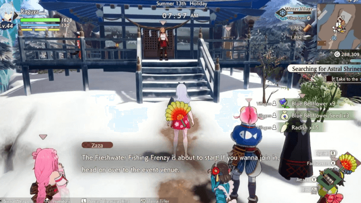 Talk to Zaza to Start Contest