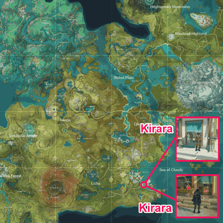 Genshin - Liyue Anecdote Locations