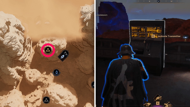 The View Transmission Location