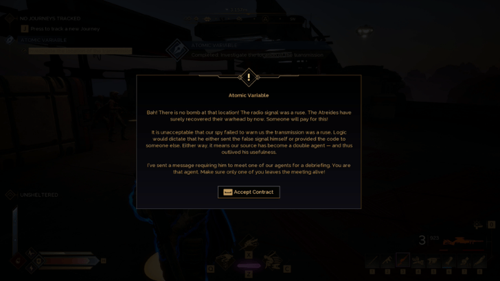 Atomic Variable Message