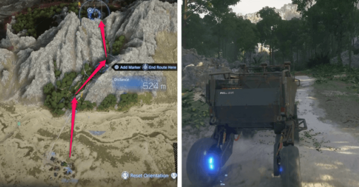 Death Stranding 2 Mountain Road