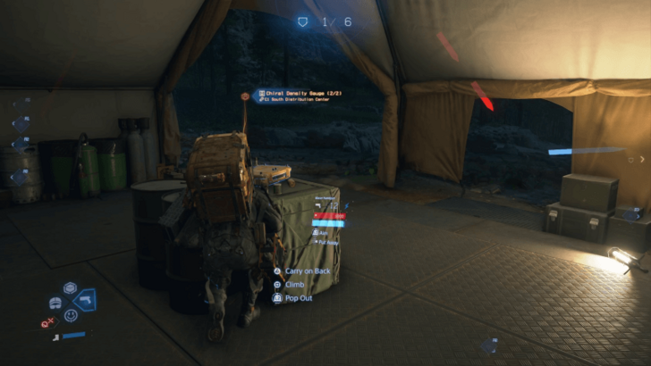 Death Stranding 2 Second Chiral Density Gauge