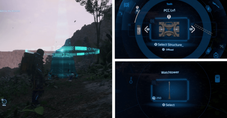 Death Stranding 2 Build Watchtower