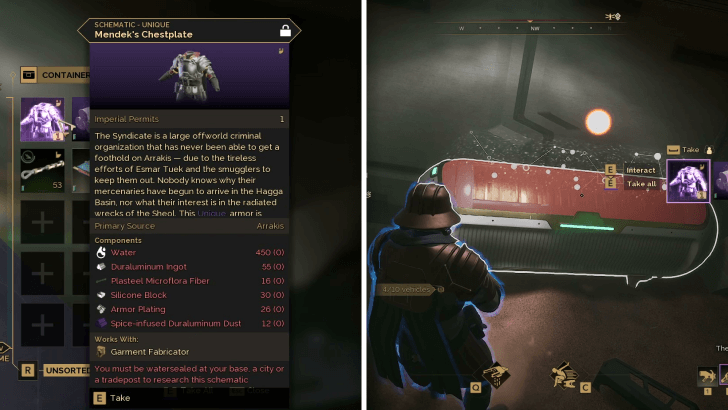 Mendek’s Chestplate Location