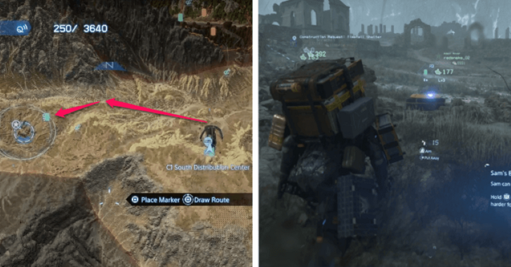 Death Stranding 2 Postbox Ruin