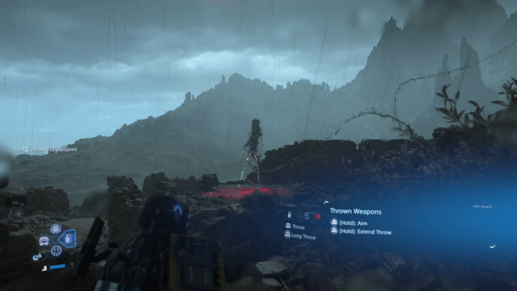 Death Stranding 2 Blood Grenade BT