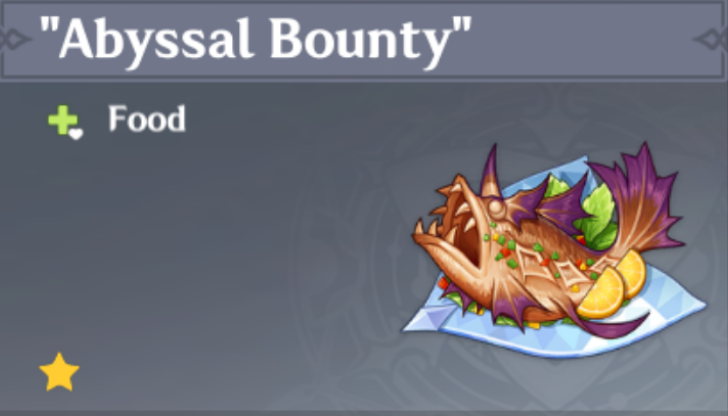 Genshin Impact - How to Get Abyssal Bounty and Effects