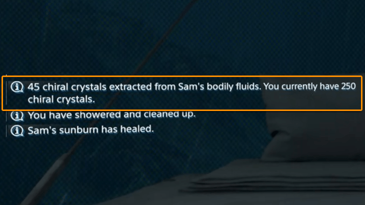 Chiral Crystal Extras from Showering