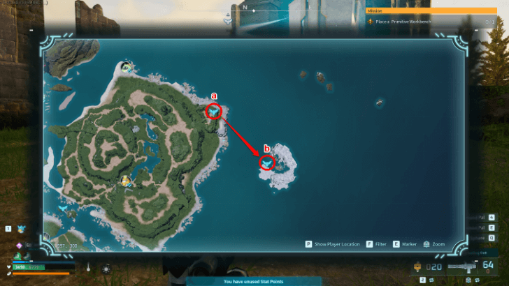 Isle of Decayed Treasures Map