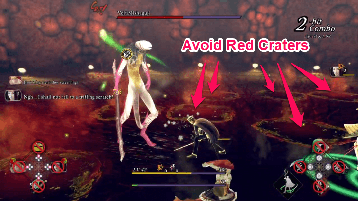 Avoid Red Craters
