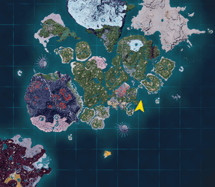 Palworld - Frostplume Daytime Habitat