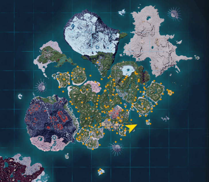 Palworld - Turtacle Daytime Habitat