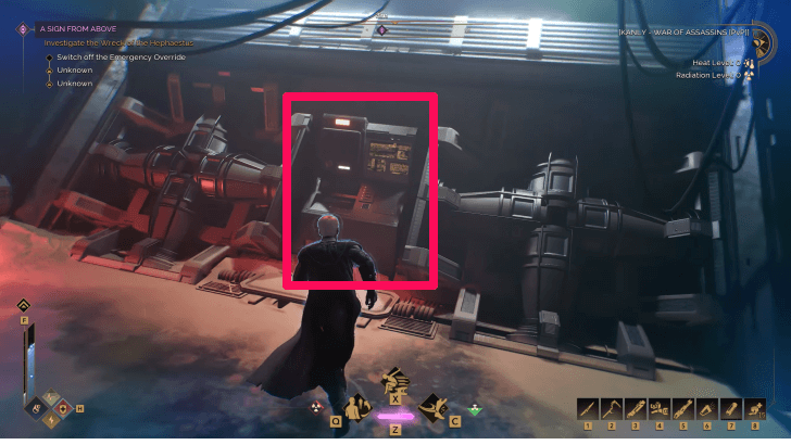 Hephaestus Wreck First Control Panel