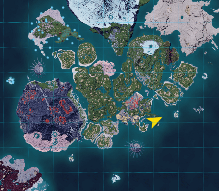 Palworld - Ghangler Nighttime Habitat