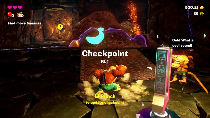 Digging Up a Snack Banandium Gem Overworld Location