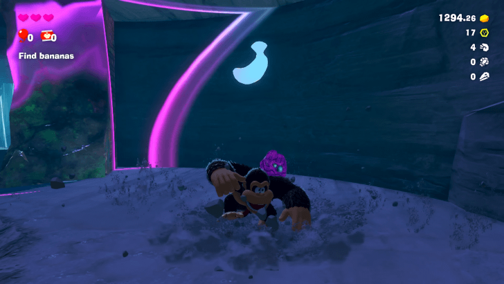 A Nook behind Concrete Banandium Gem Overworld Location