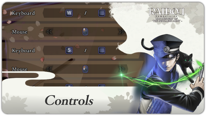 Raidou Remastered - Controls
