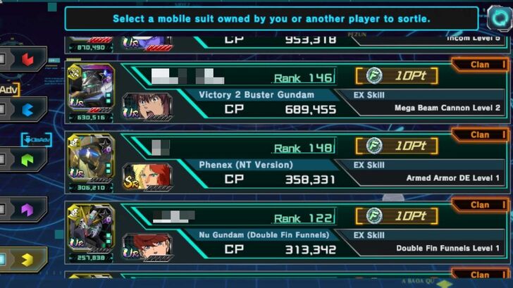 Borrow Clan MS Units - Gundam UC Engage