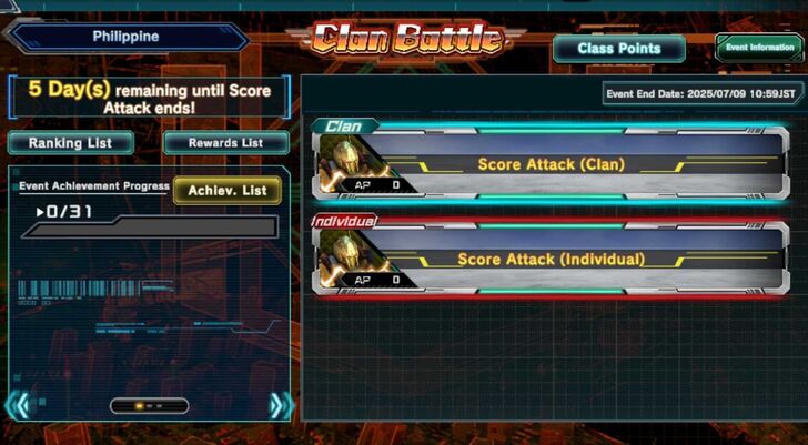 Access Clan Battle Event