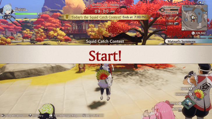 Squid Catch Contest starts