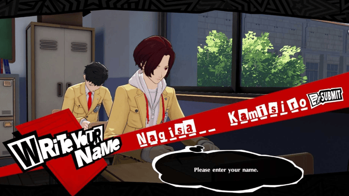 Persona 5 Phantom X - Protagonist Name