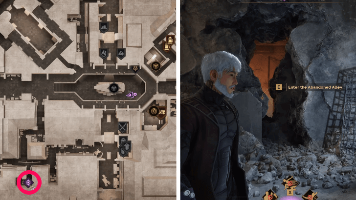 The Jackal Abandoned Alley Location