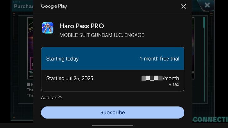 Gundam UC Engage - Subscribe to Haro Pass PRO