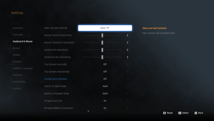 Change Control Inputs on PC