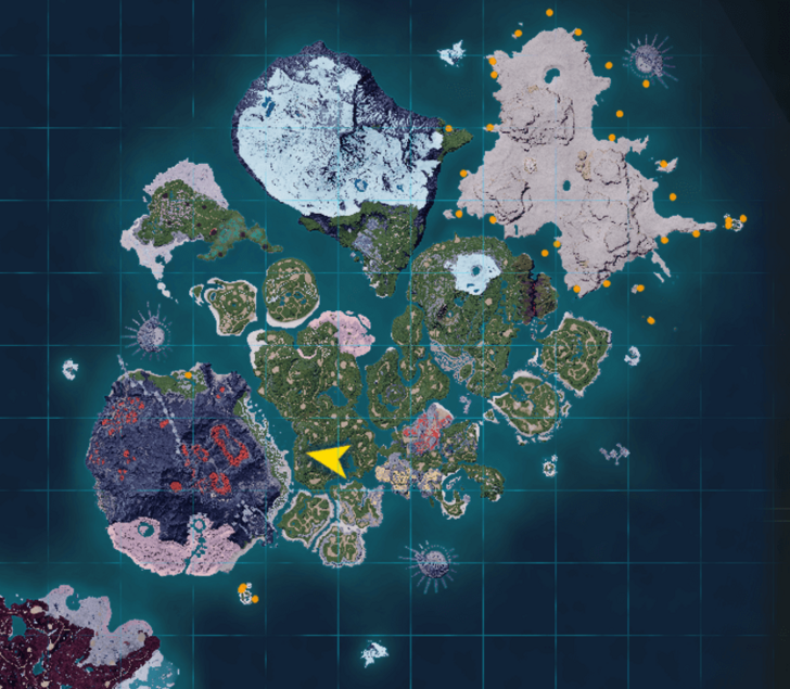 Palworld - Turtacle Terra Daytime Habitat