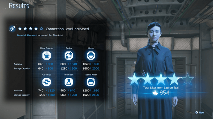 Connection Level Rewards