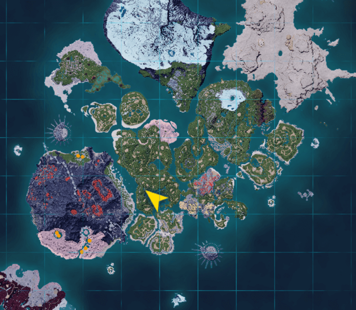 Palworld - Fuack Ignis Daytime Habitat