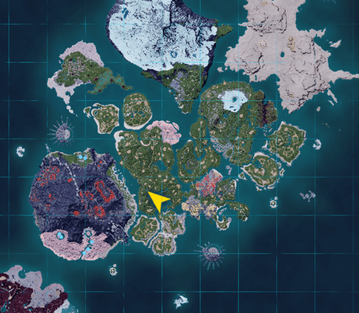 Palworld - Fuack Ignis Nighttime Habitat