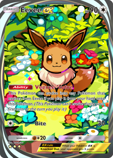 Pokemon TCG Pocket - A3b 092 Eevee ex