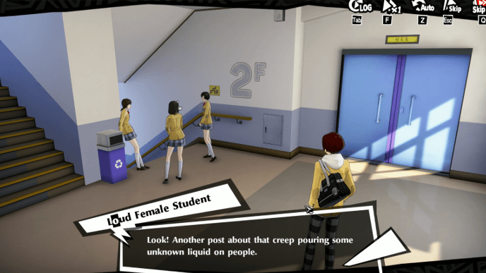 Persona 5 Phantom X - Awakening of Desire Quest Guide - Go to 1F Step 1