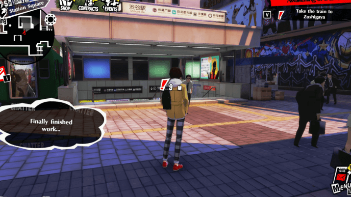 Persona 5 Phantom X - Awakening of Desire Quest Guide - Go Home to Zoshigaya Step 1