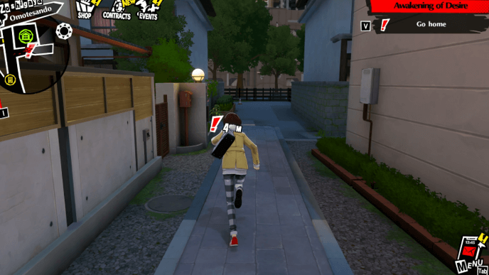 Persona 5 Phantom X - Awakening of Desire Quest Guide - Go Home to Zoshigaya Step 2