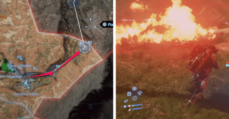 Death Stranding 2 Bushfires