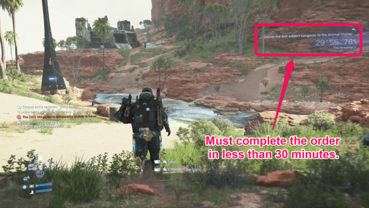 Death Stranding 2 Kangaroo 30 Minute Time Limit