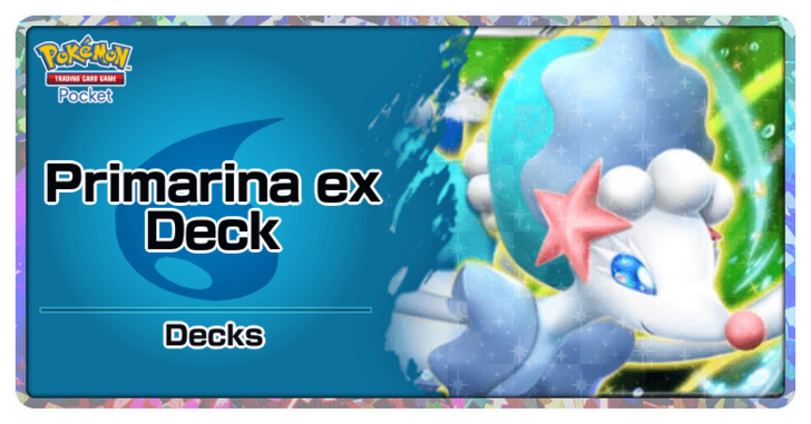 Pokemon TGC Pocket - Primarina ex Best Deck Build and How to Play