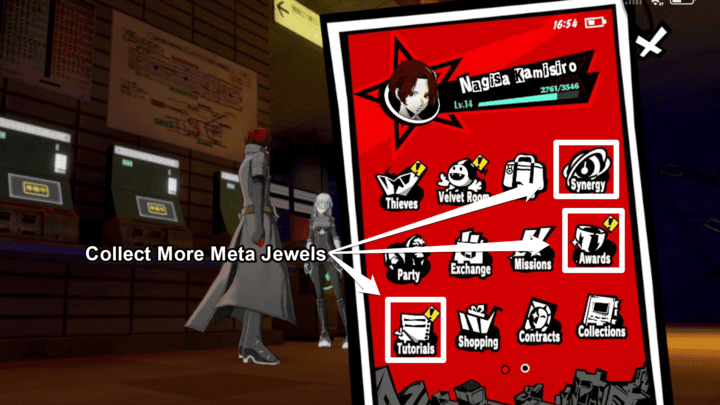 Persona 5 Phantom X - Collect Meta Jewels